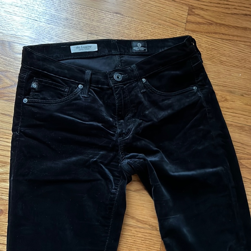 Adriano goldschmied the legging black corduroy, size 26r